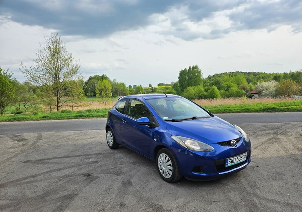 Mazda 2 cena 8000 przebieg: 176664, rok produkcji 2008 z Rybnik małe 596